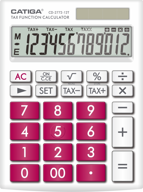 Cd-2772-12t 12 Digits Tax Calculator