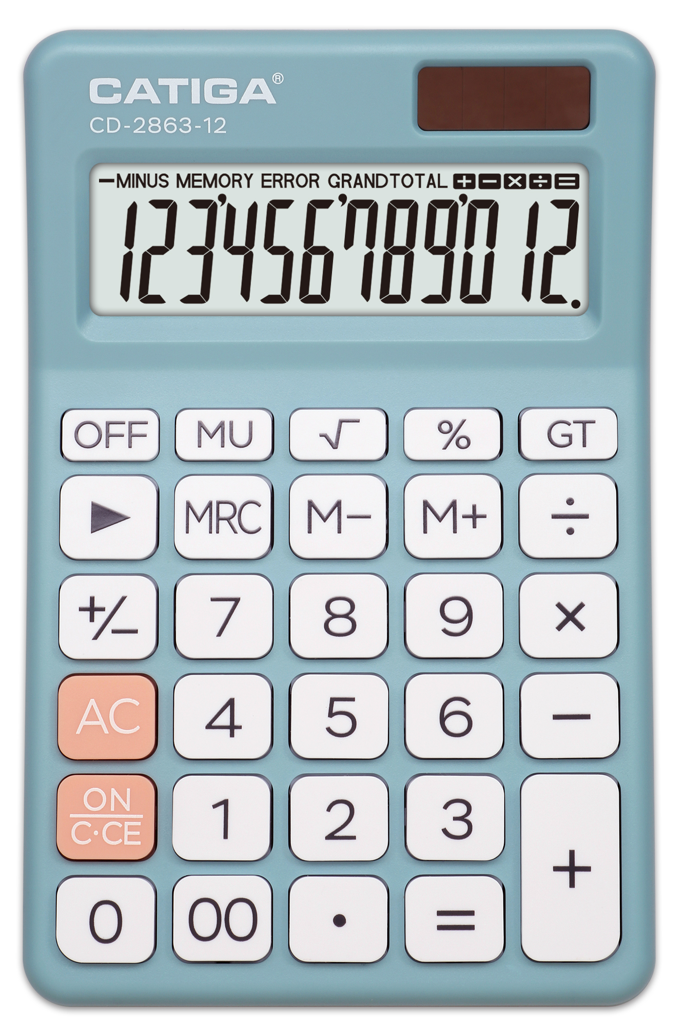 CD-2863-12 CATIGA 12 digits desktop calculator