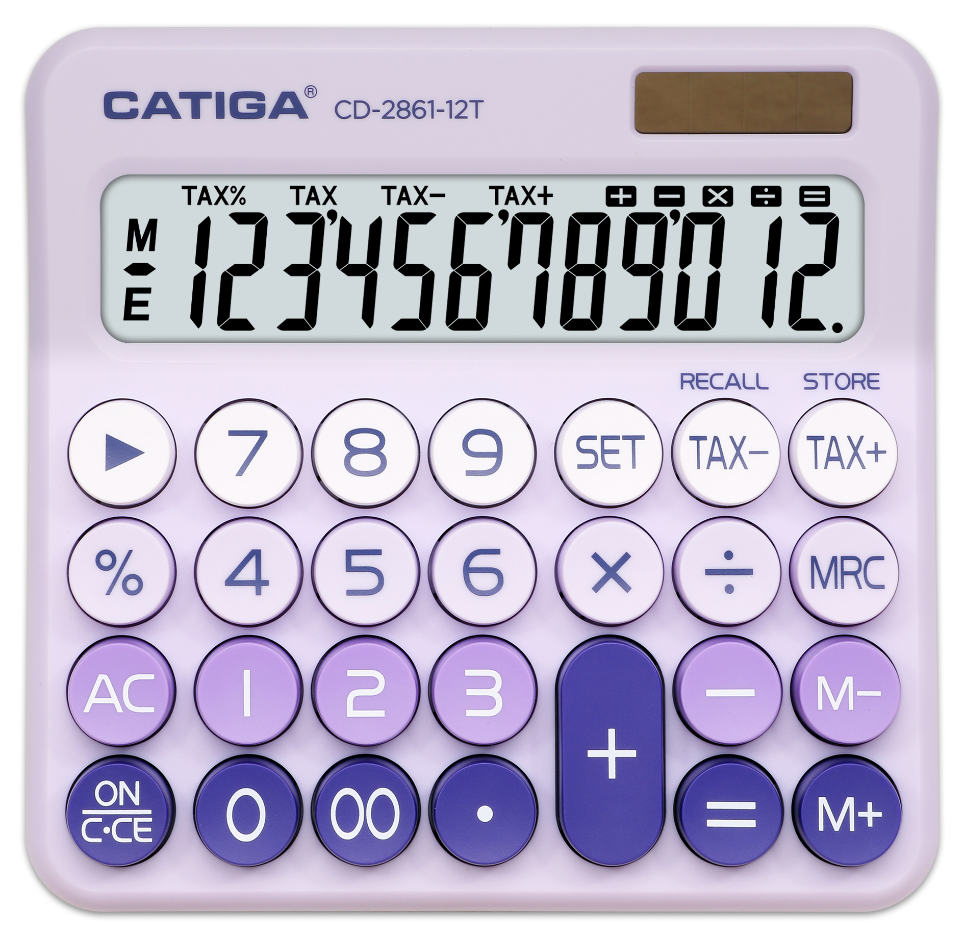 Cd-2861-12t Catiga 12digits Tax Calcualtor