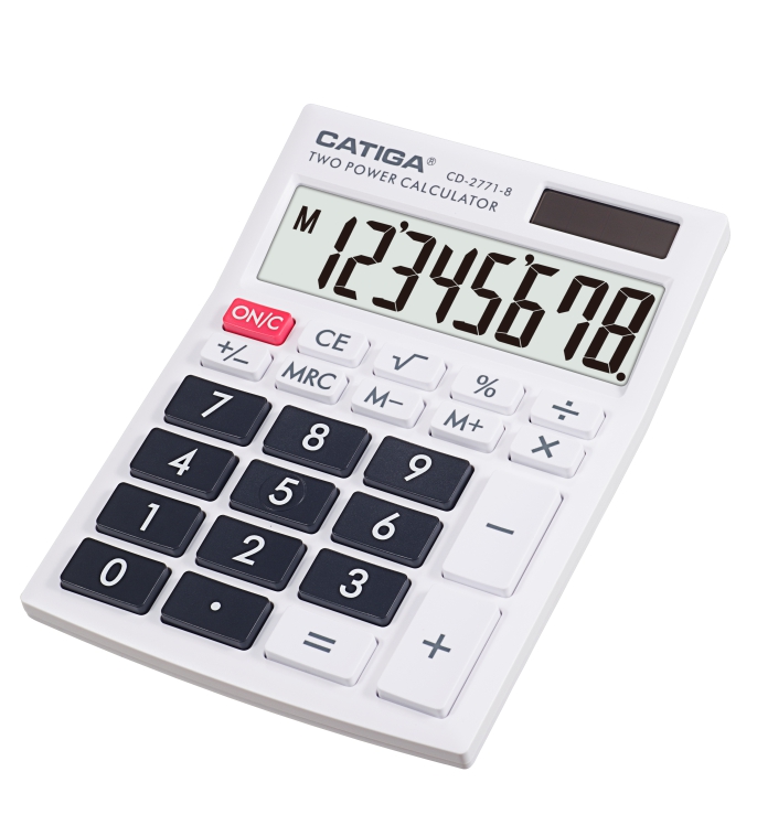 Cd-2771-8 Catiga 8 Digits Desktop Calculator