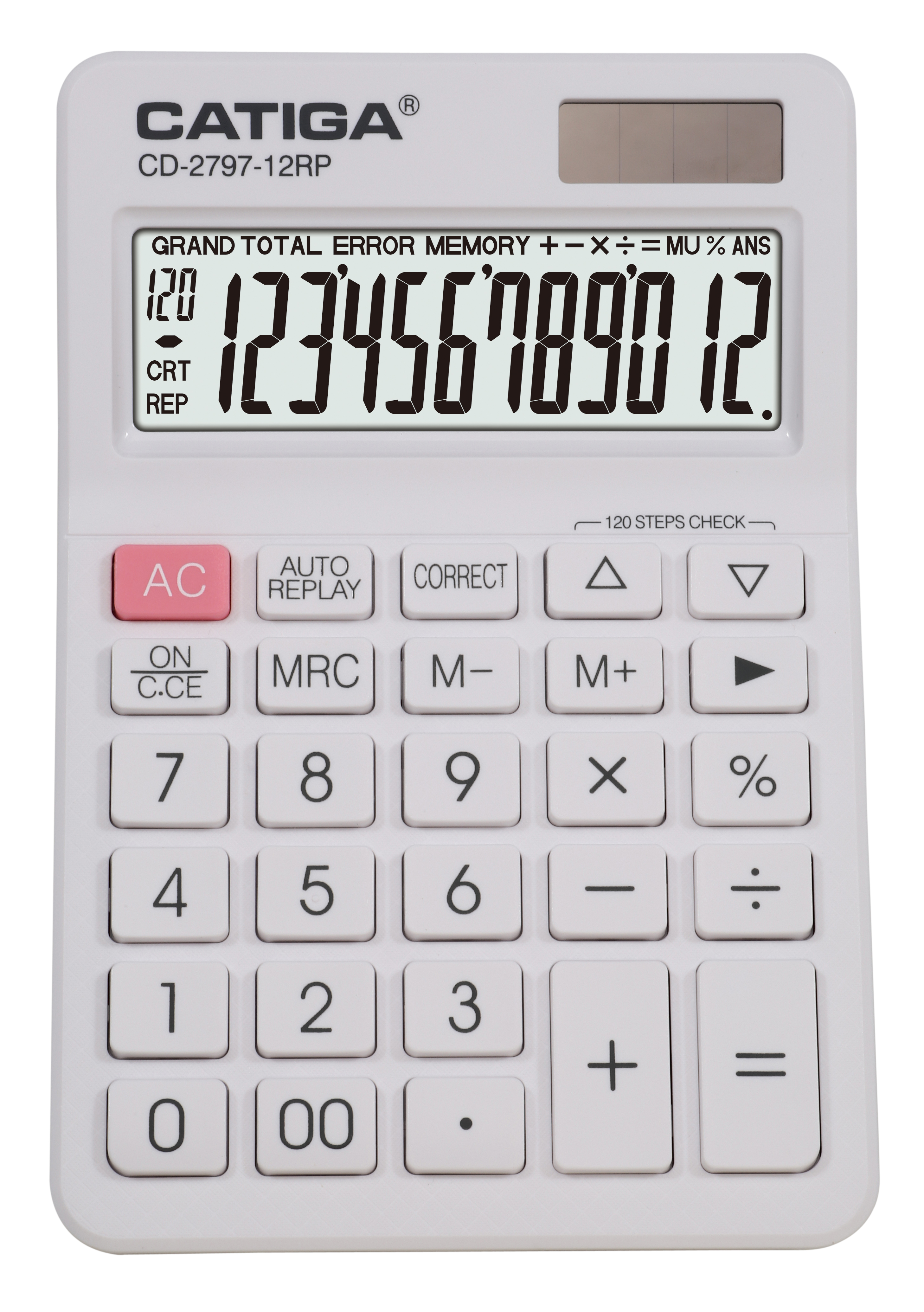 CD-2797-12RP CATIGA 12-Digit 120 Steps Check & Correct Calculator
