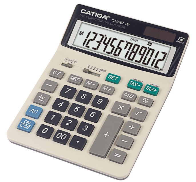 Cd-2767-12t Catiga 12 Digits Tax Calculator
