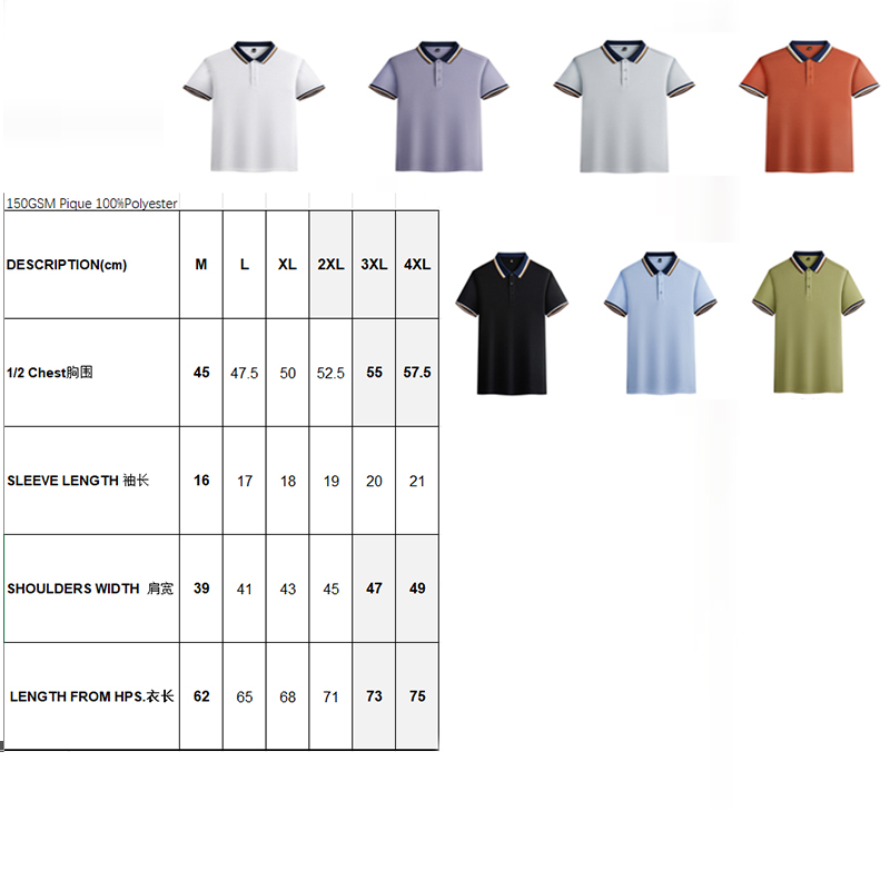 $ 1 Polo shirt one dollar USD 1 $1.5 $2 T-shirt gift cotton like clothing 7 colos IN STOCK