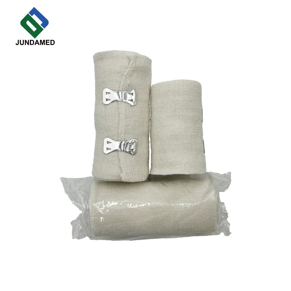 JUNDAMED Conforming Elastic Bandage, Breathable & Skin-friendly, for Wound Dressing and Fixation