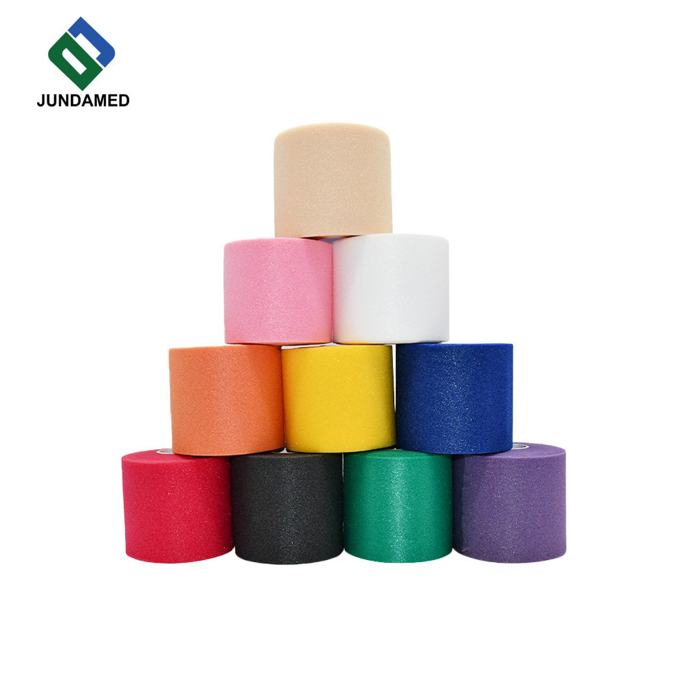JUNDAMED PU Foam Underwrap, Soft Cushion Protection, Hypoallergenic Sports Foam Bandage
