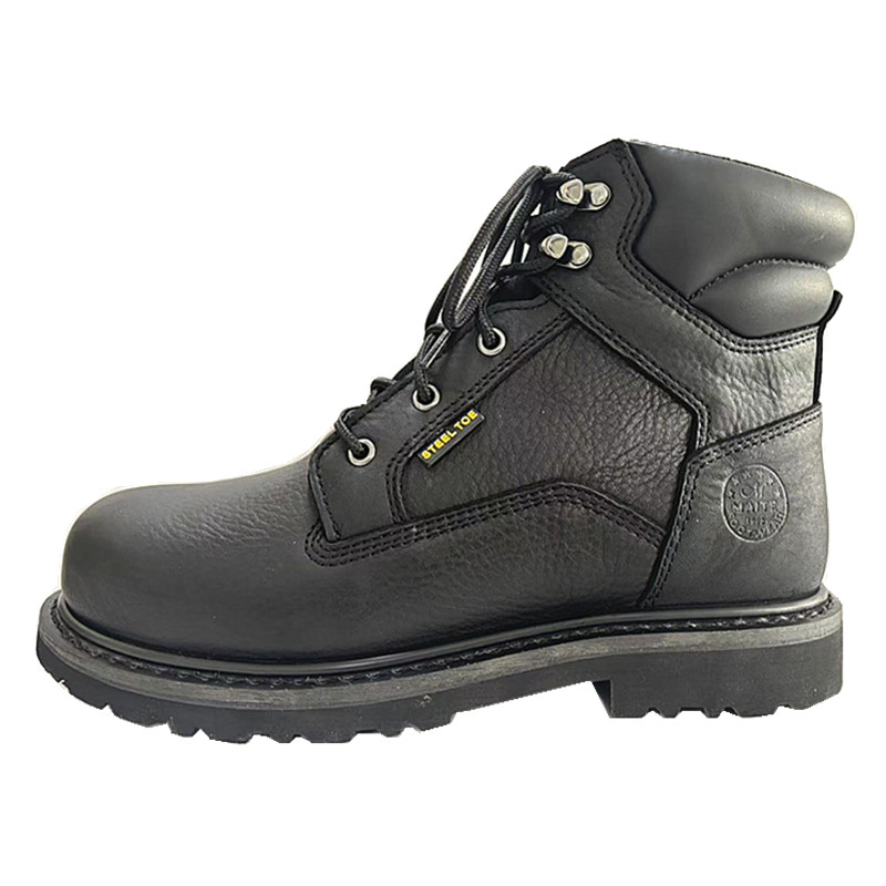 6“Goodyear welted steel toe/EH leather safety boots