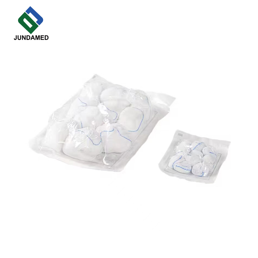 JUNDAMED Gauze Ball, Absorbent Cotton, Disposable Medical Gauze Ball for Wound Cleaning & Hemostasis