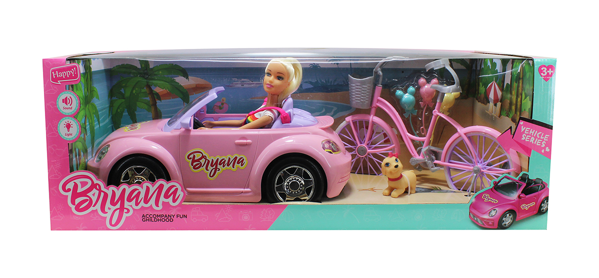 Rolling car Beetle (with lights and music,battery included 3 * AG13)