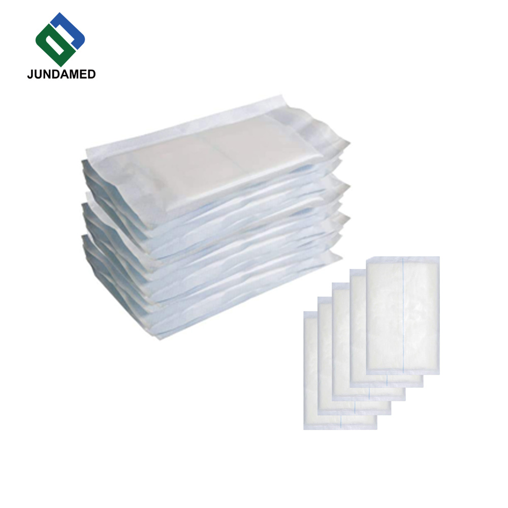 JUNDAMED Non-woven Abdominal Pad, Thick & High Absorbent, Disposable Postoperative Wound Care Pad