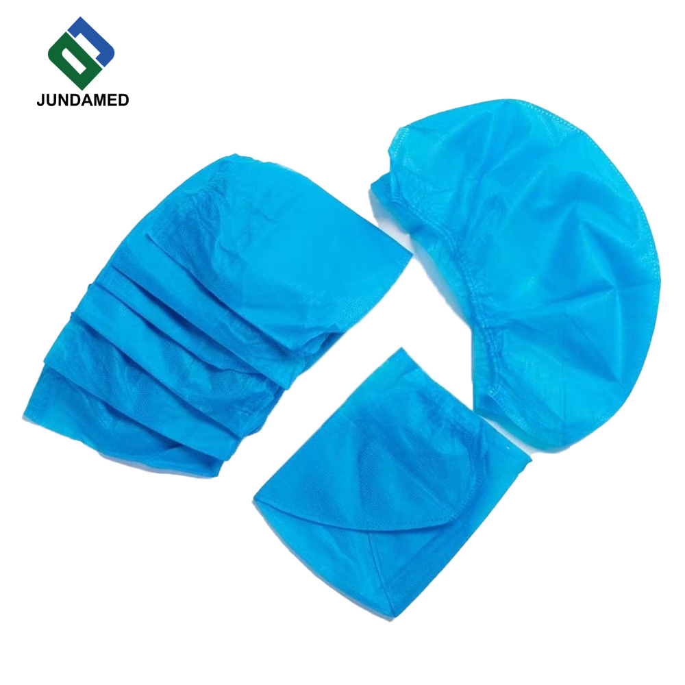 JUNDAMED Non-woven Doctor Cap, Breathable & Anti-bacterial, Disposable Tie-on Surgical Cap