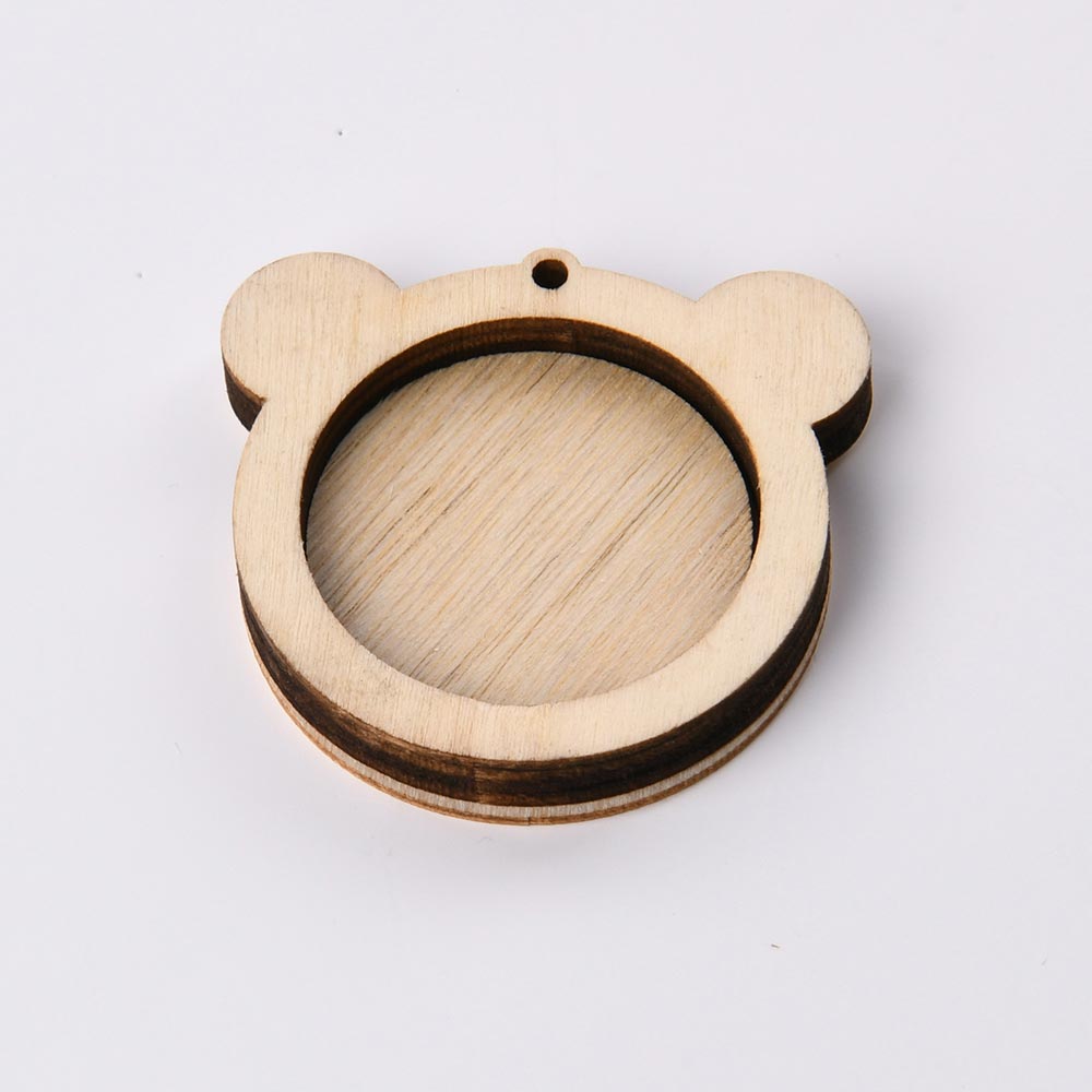 Wooden Embroidery Hoop with Round Ear Design for DIY Craft & Hand Sewing