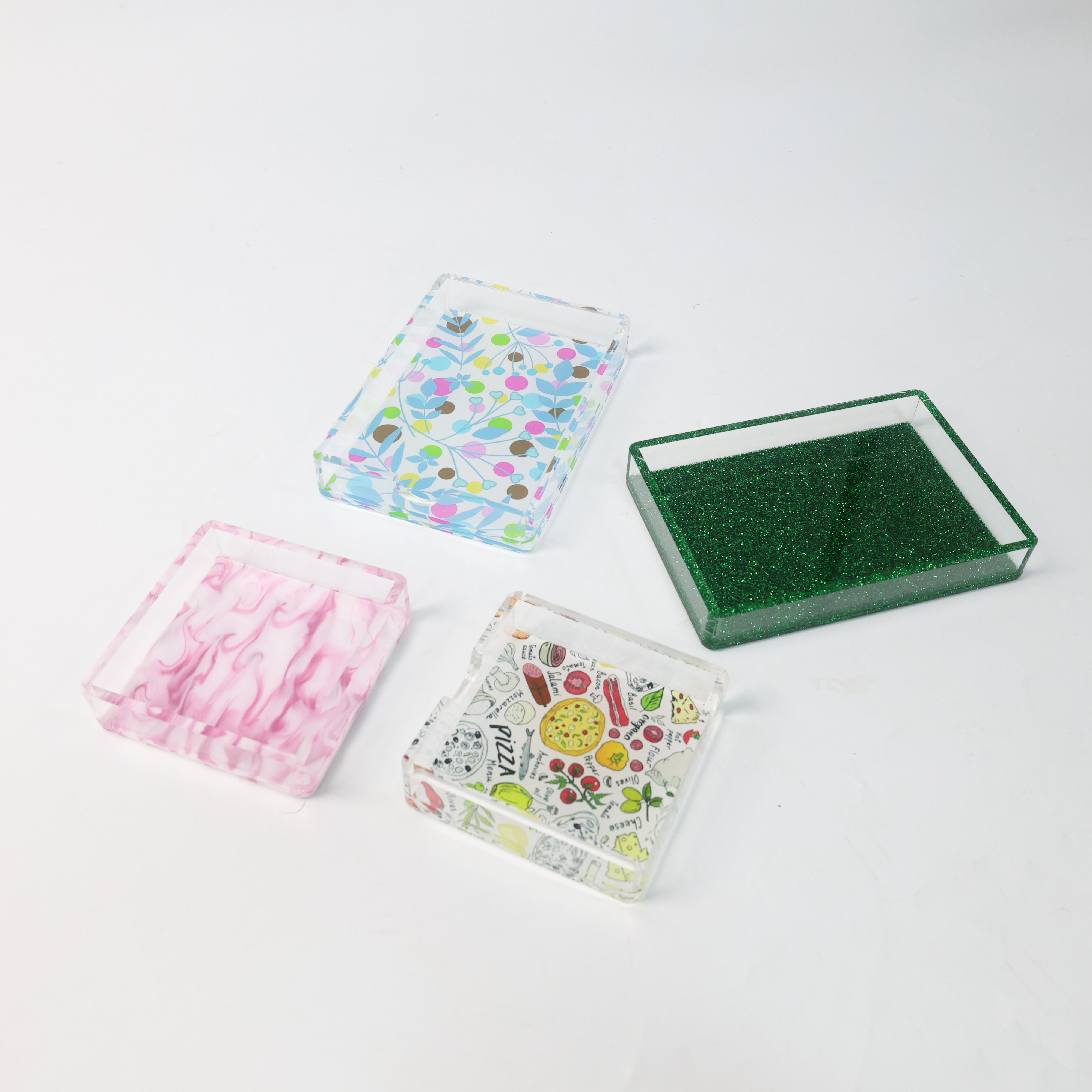 acrylic memo holder