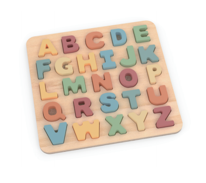 Wooden Peg Puzzle Board
