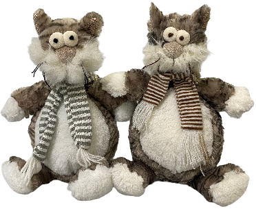Striped Winter Cat