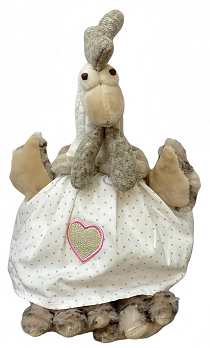 Polka Dot Heart Hen