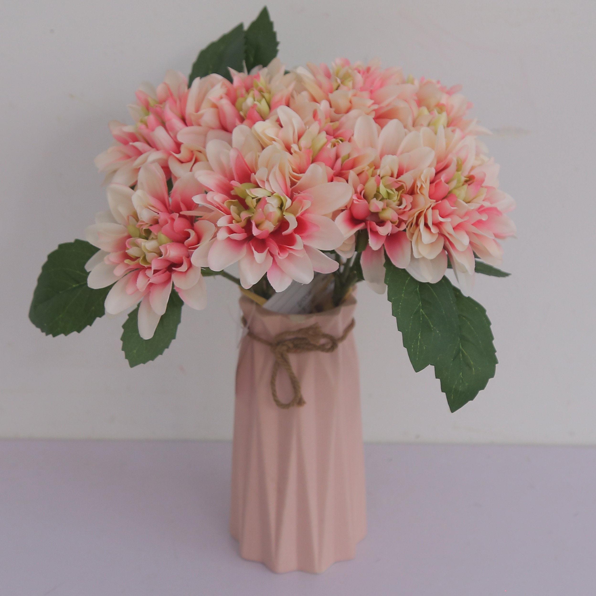 Five large dahlias bouquet