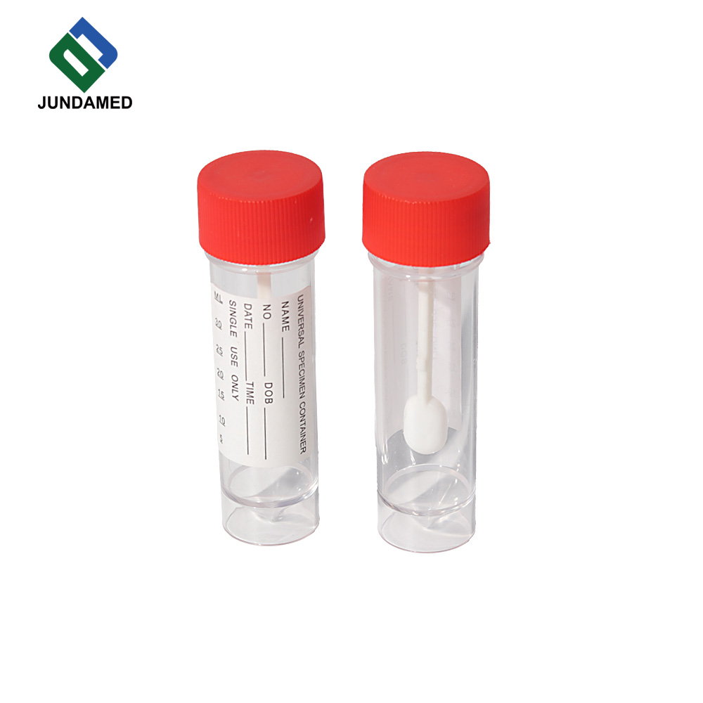 JUNDAMED Stool Container, sealed disposable cup for medical stool sample collection