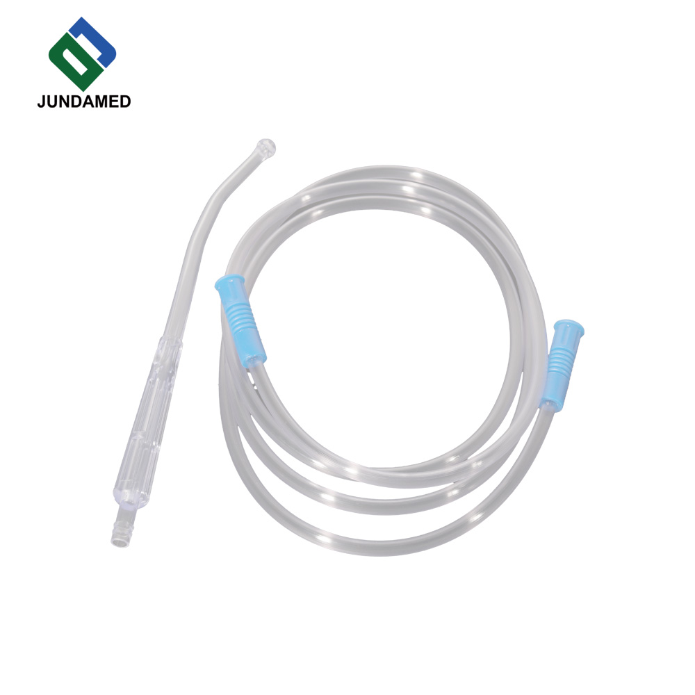 JUNDAMED Yankauer Handle With Connecting Tube, disposable medical suction device