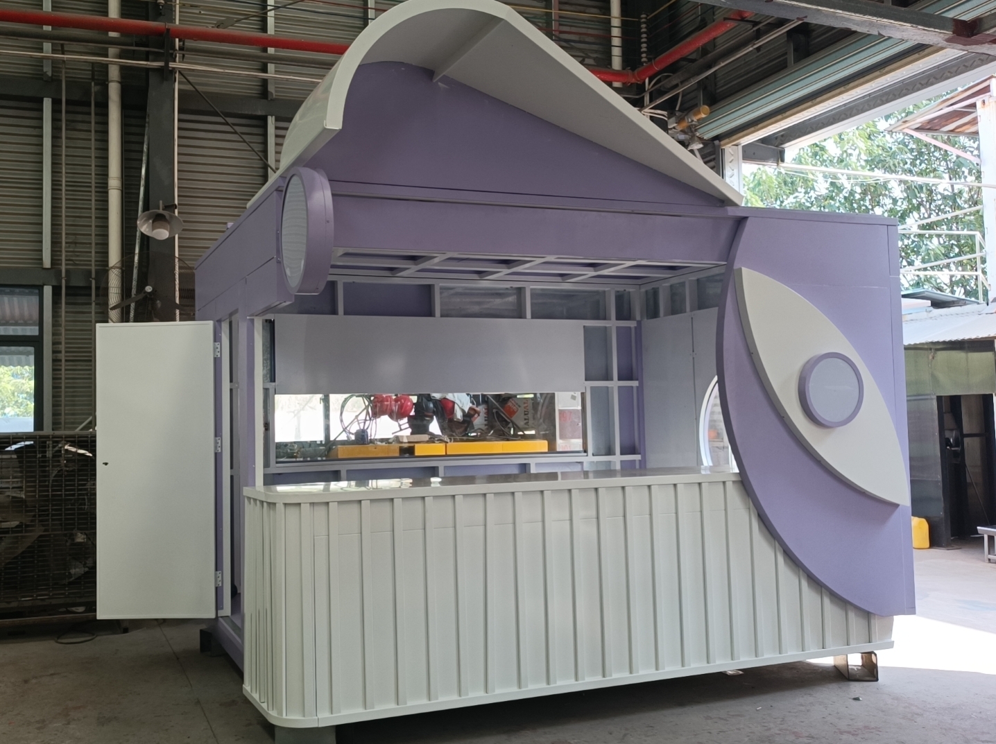 Mobile Kiosk Booth for Coffee, Drinks