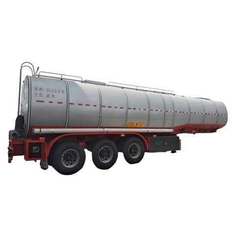 3 Axle 43 CBM Asphalt Tanker Trailer for Bitumen Transport | Insulated Hot Bitumen Semi Trailer
