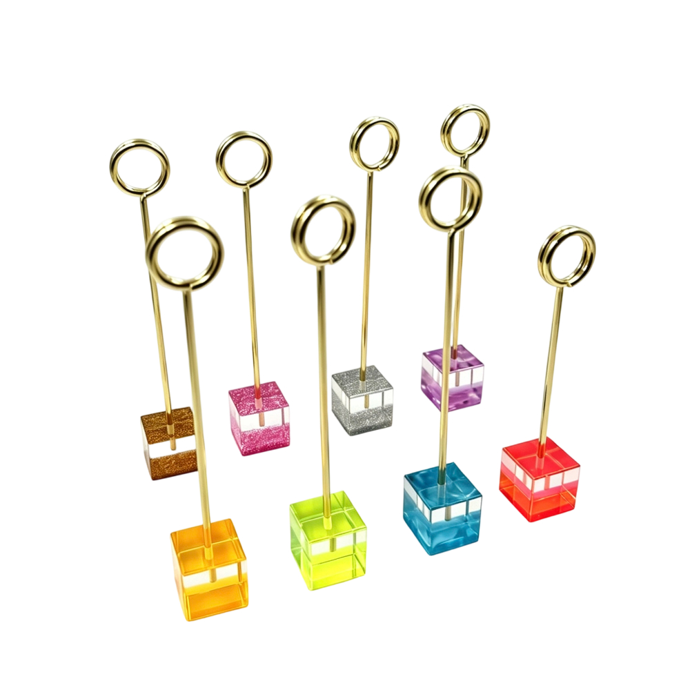 Acrylic place card holder