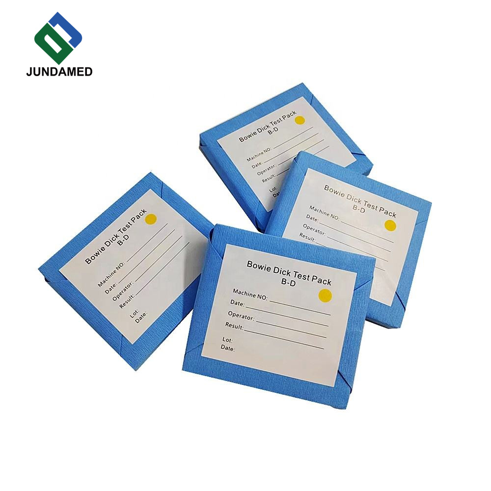 JUNDAMED B-D Test Pack, disposable medical vacuum sterilization test pack