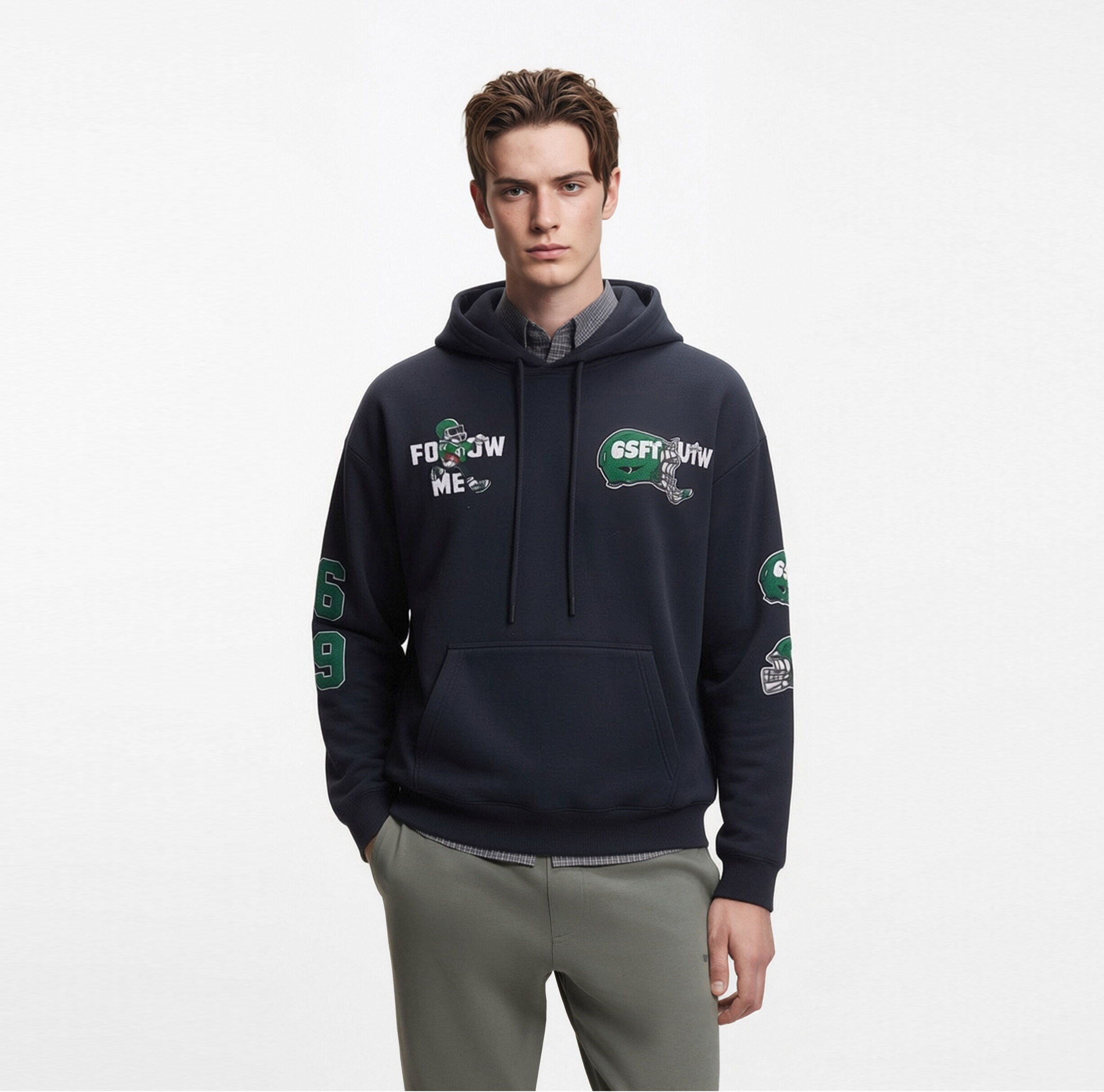 Hoodie terry 500GSM 600GSM 700GSM 800GSM 1000GSM men's women's 0492
