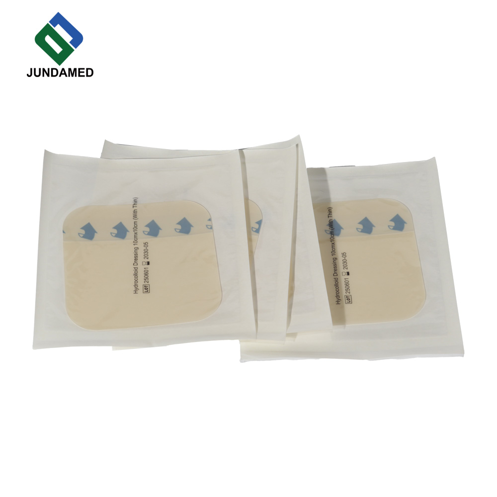 JUNDAMED Hydrocolloid Dressing, self-adhesive medical wound care dressing