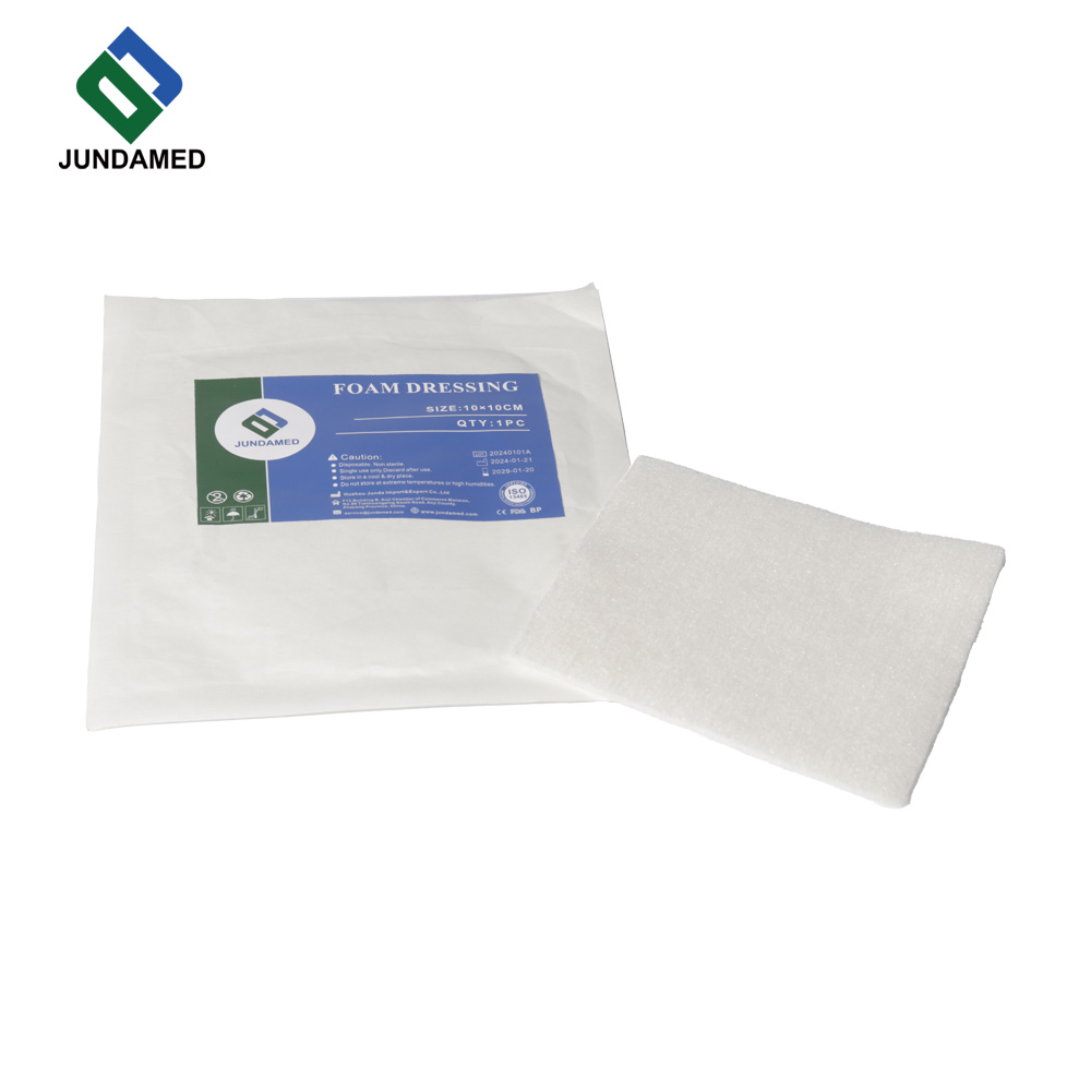 JUNDAMED Alginate Dressing with Silver, medical high-absorbency wound healing dressing