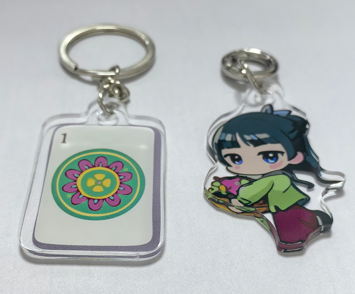 Creative acrylic keychain