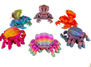 3D printed hermit crab