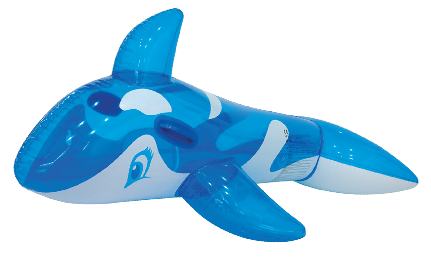 Transparent Whale Ride-on
