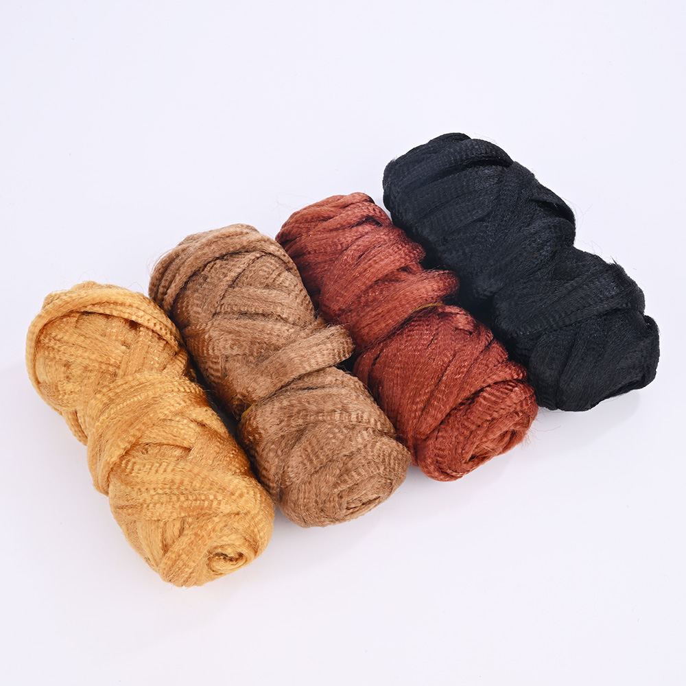 Premium Polyester Protein Fiber for Wig Braiding Skin-Friendly Heat Resistant Synthetic Hair Thread