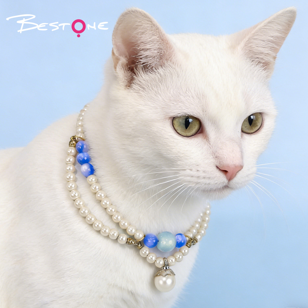 pet necklace beaded pet necklace
