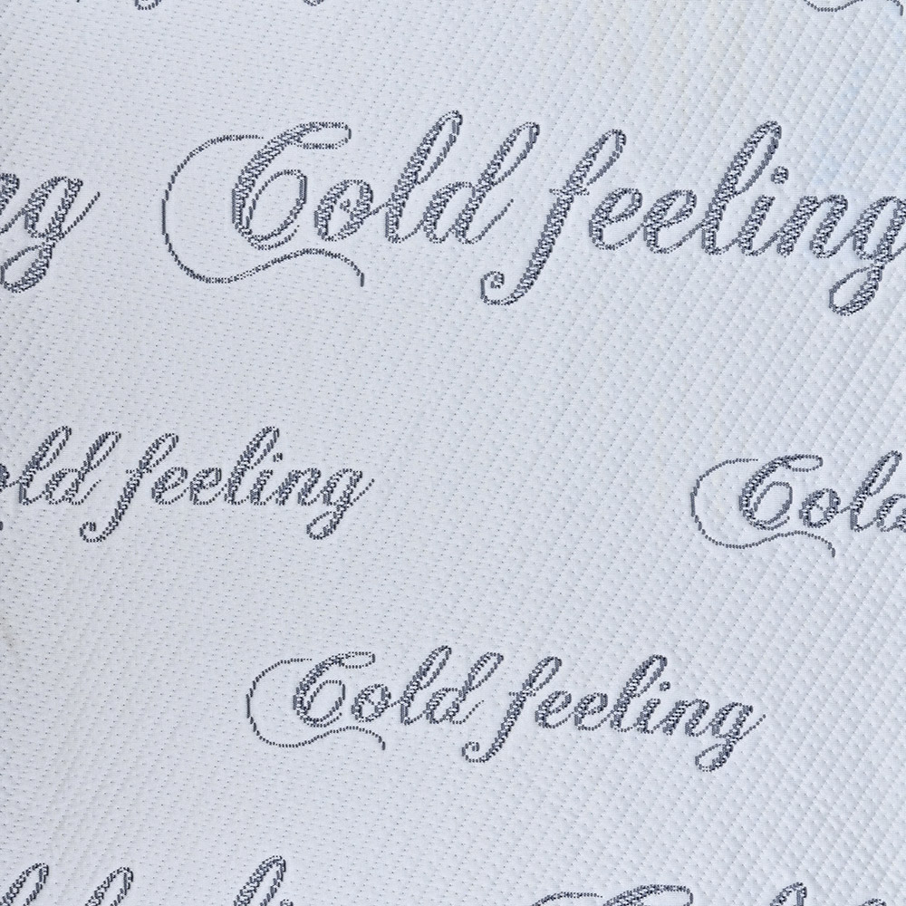 Cooling Feeling Knitted Jacquard Mattress Fabric – Ice Touch, Breathable for Summer Bedding