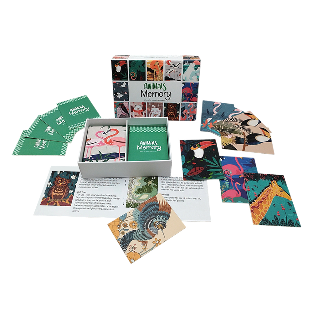 Wholesale Children's Paper Creation Card Game Sets Memory Design Games for Kids Made by Supplier