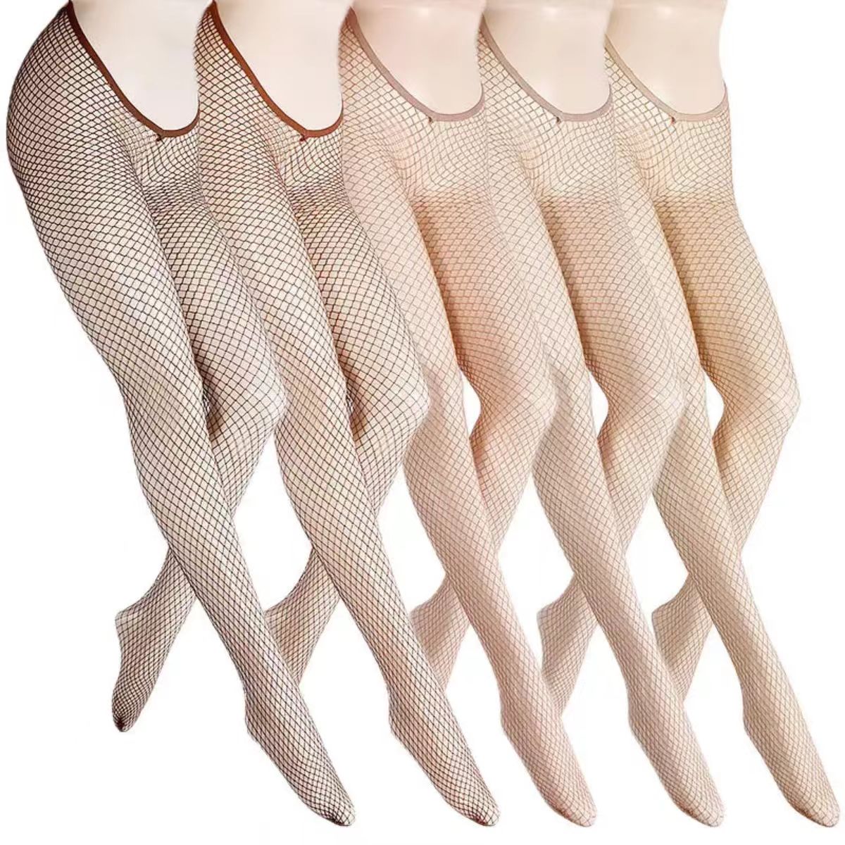 Tights Mesh Pantyhose Pattern High Elasticity Nylon Women Socks Women Stockings Plus Size One Size