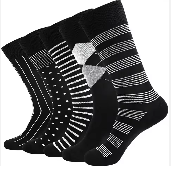 Men Socks Cotton Socks Business Crew Socks Ultra Thin Breathable Cotton Men Dress Socks