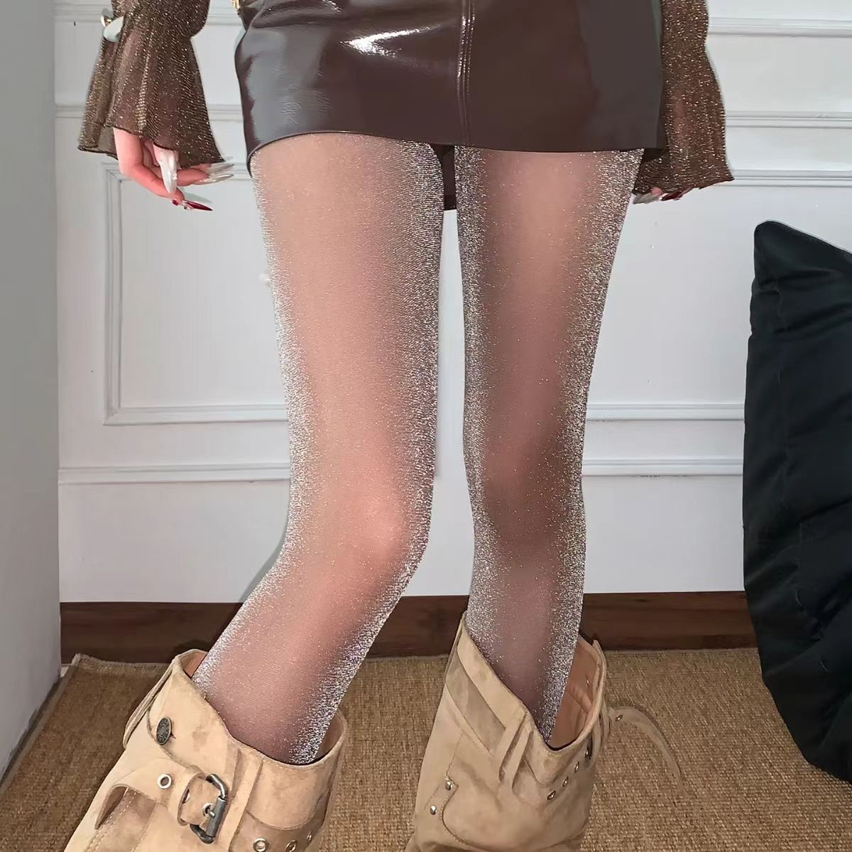 Sheer Tights For Women Pantyhose High Elasticity Nylon Women Socks Stockings Plus Size One Size