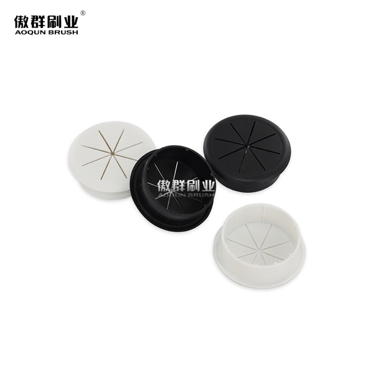 AOQUN Computer Desk Wire Management Cable Grommet Hole Cover Brushes