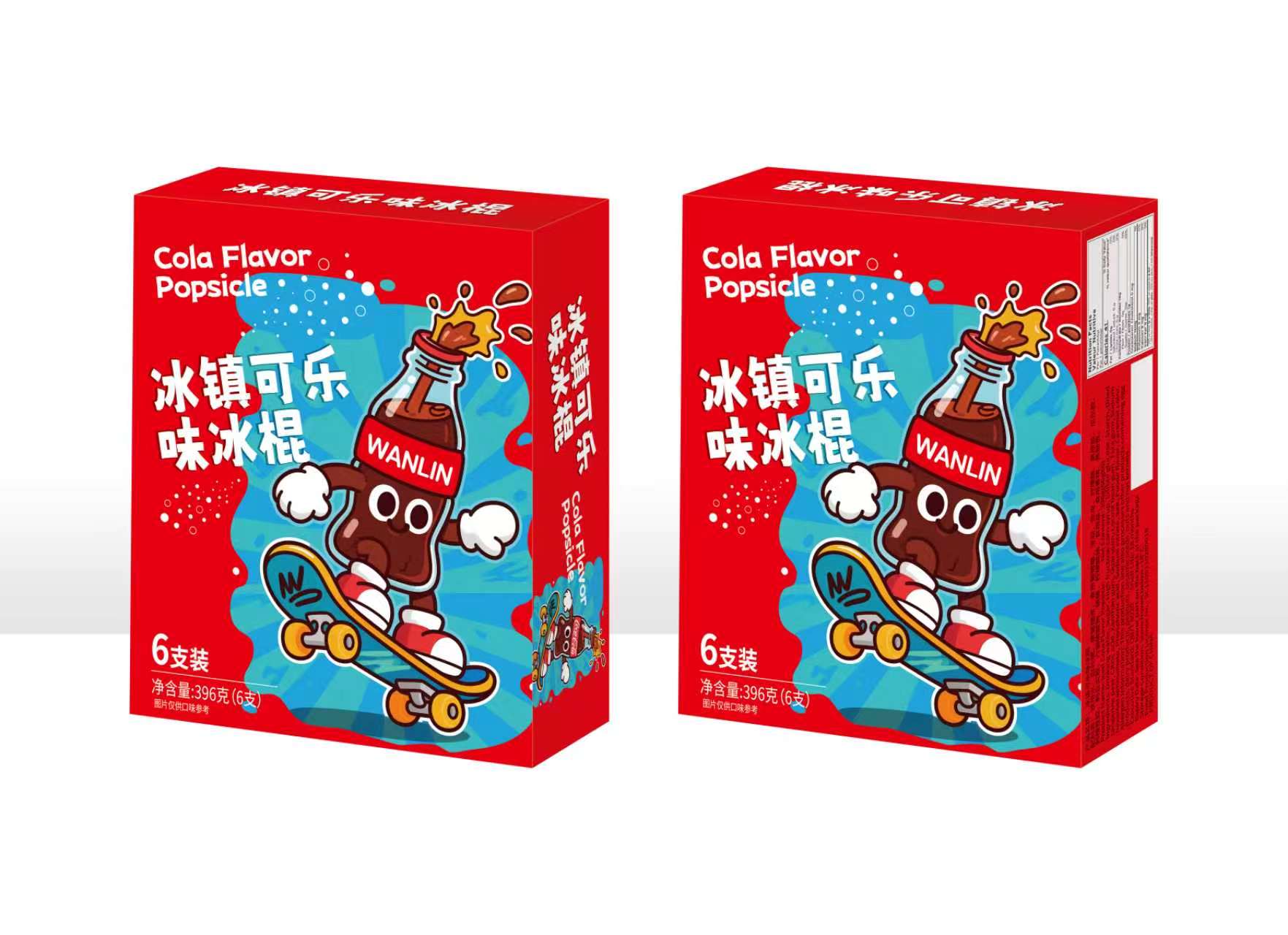 Iced Cola Flavor Popsicle