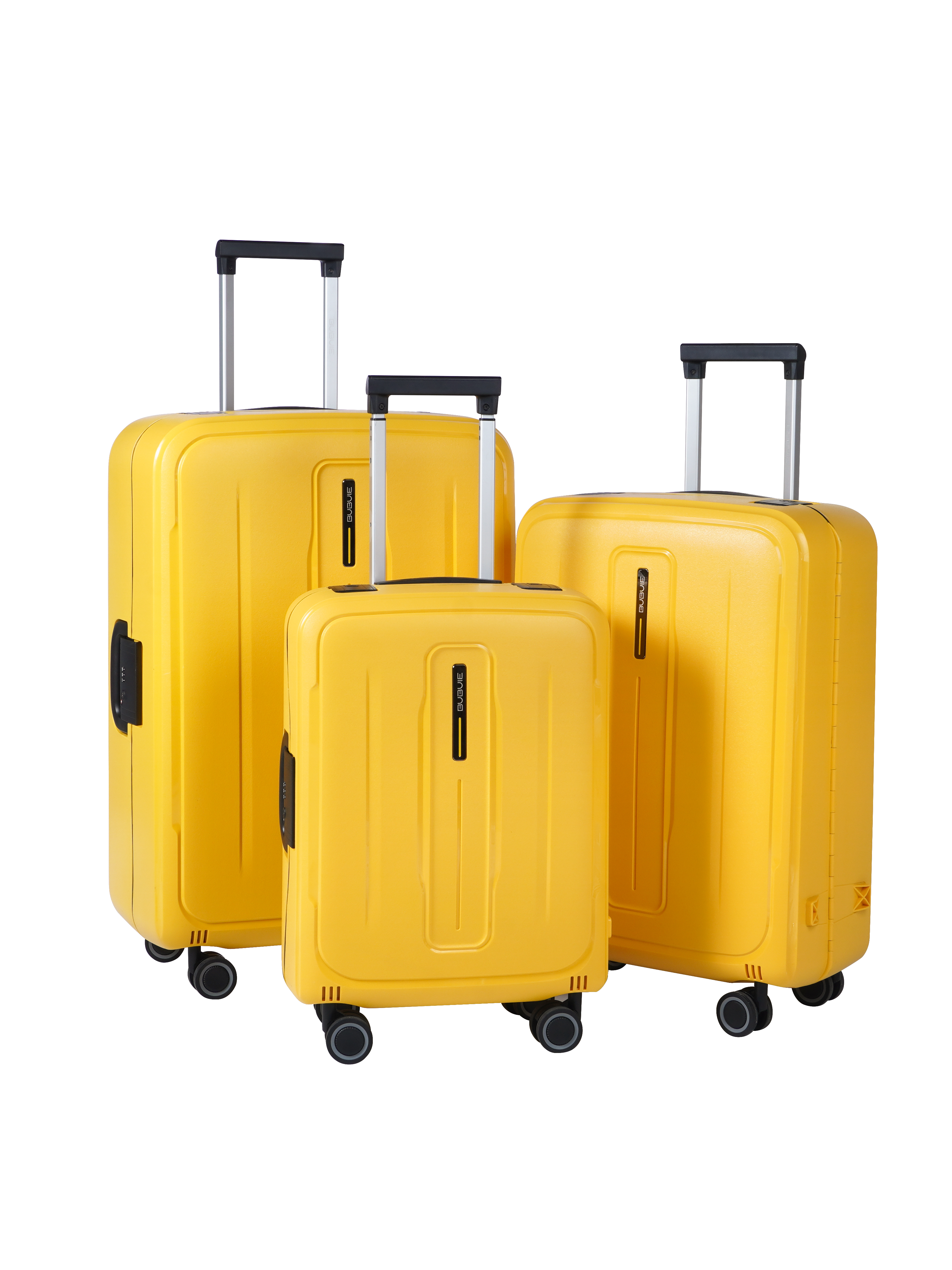 PP lockable suitcase trolley case luggage