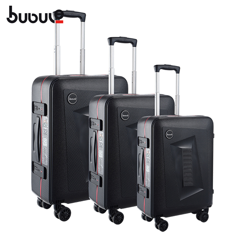 PP lockable suitcase trolley case luggage