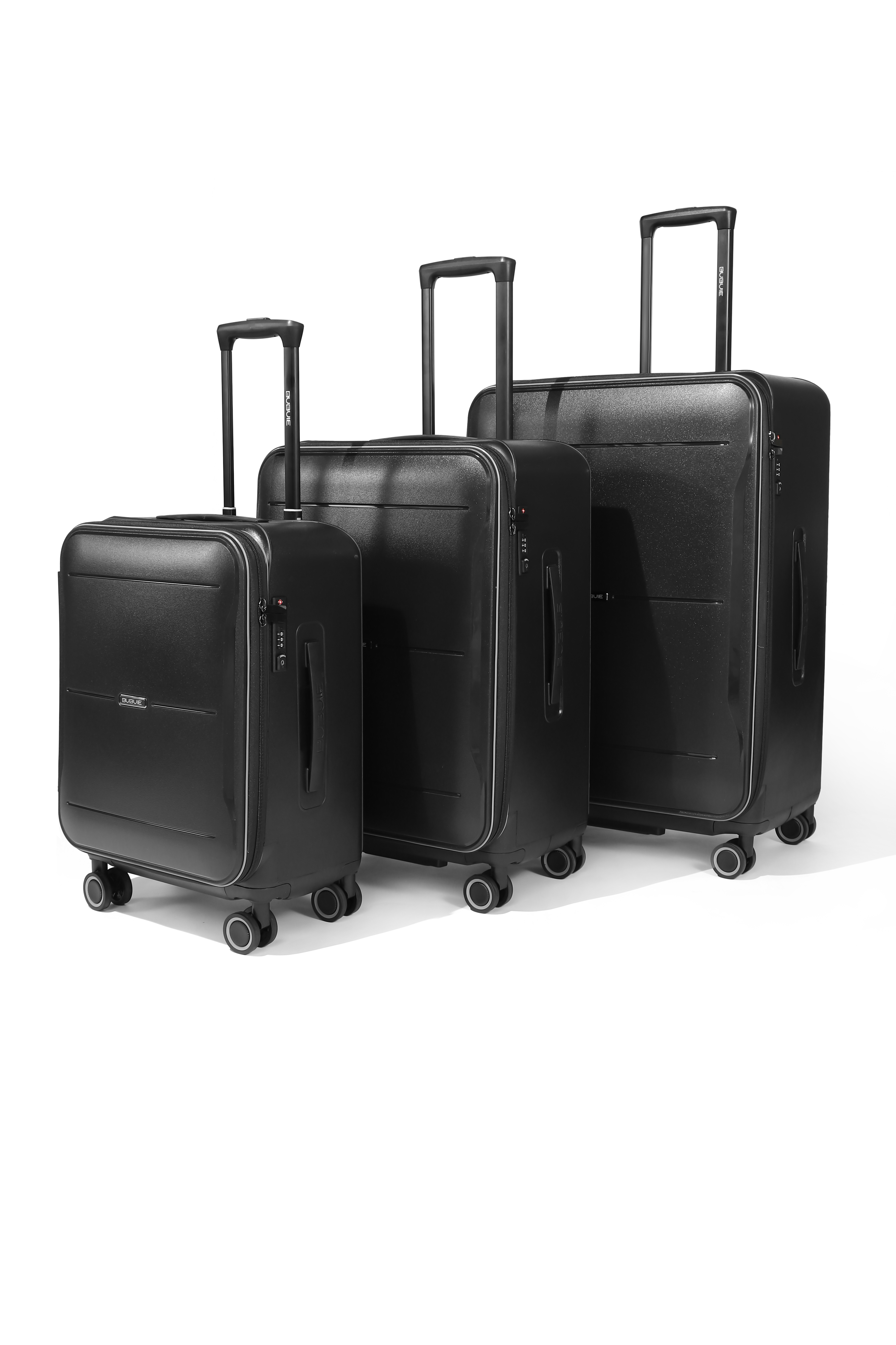 PP Zippered Luggage Suitcase