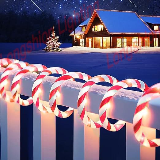 LED Candy Cane Rope Light