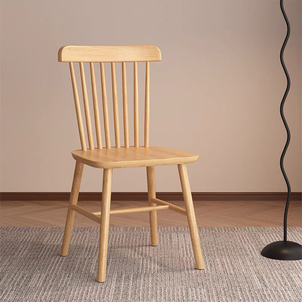 Wholesaler Cheap Prices Wooden Upholstered Windsor Dining Chair