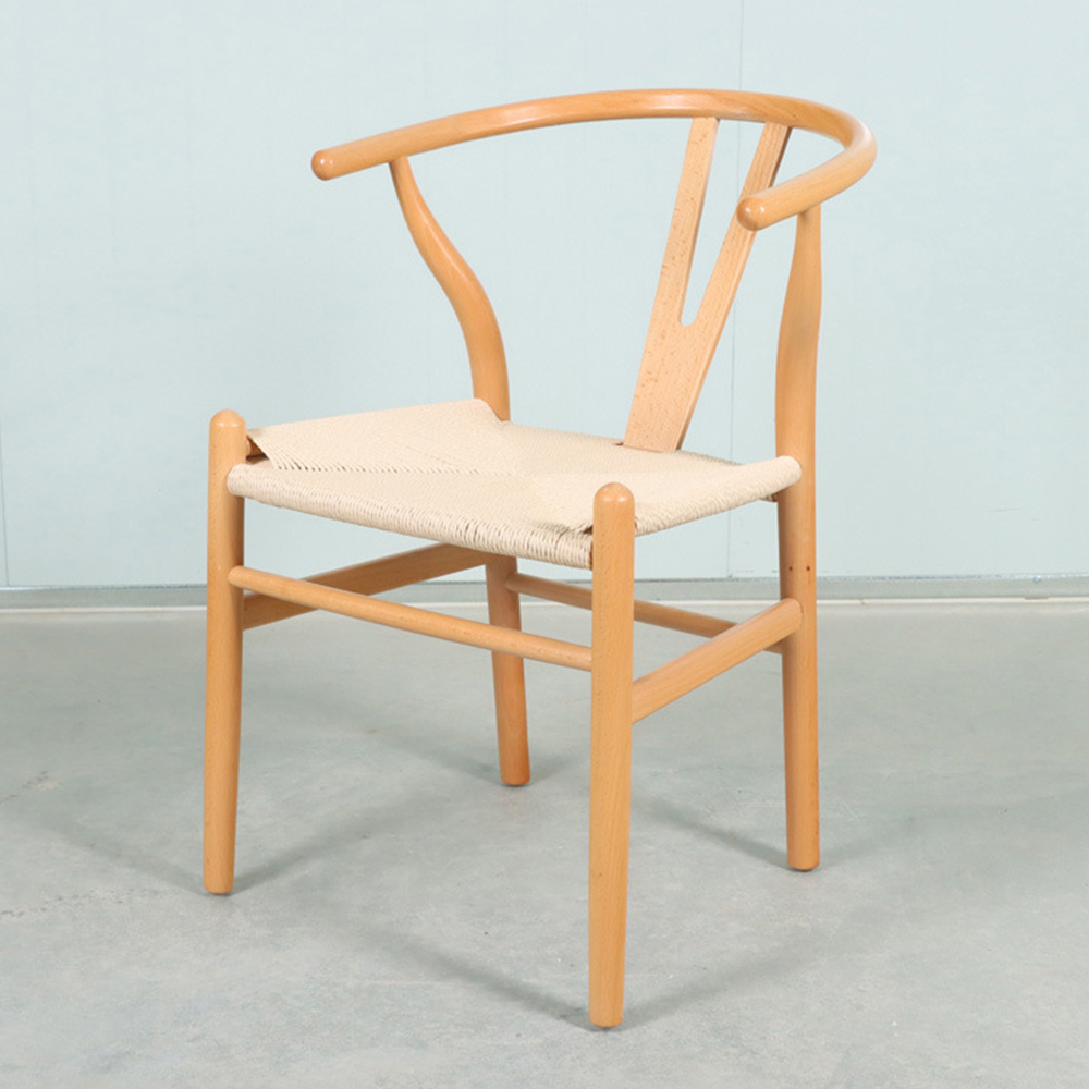 Dining Room Living Room Chairs Vintage Wishbone Rattan Armchair Solid Wood Dining Chair
