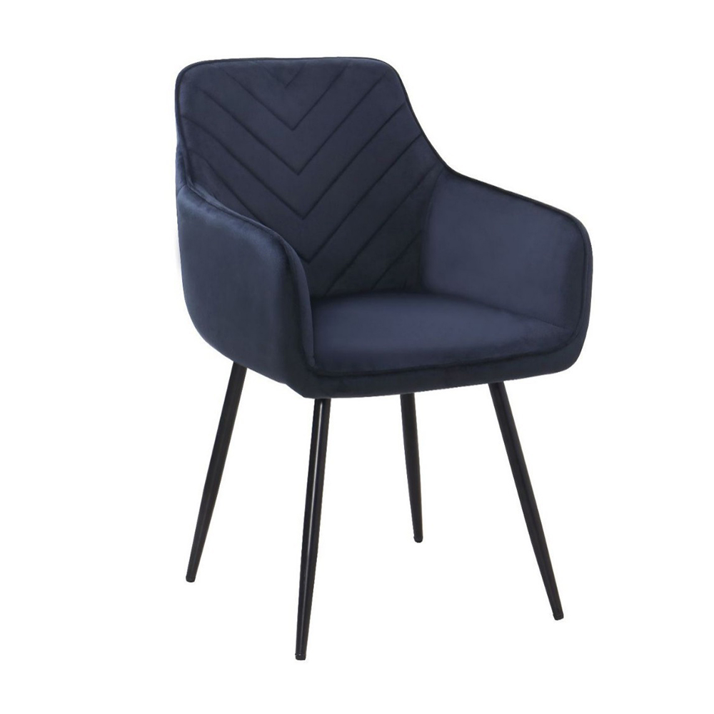 Hot-sale Low Price Home Living Room Dining Chair Upholstery Metal Legs Armrest Leisure Chair
