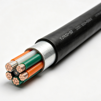 single-core aluminum core XLPE insulated PVC sheathed power cable