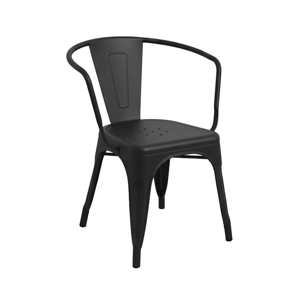 Factory Cheap Industrial Restaurant Vintage Chair Bar Metal Chair Bistro Metal Tolix Chair